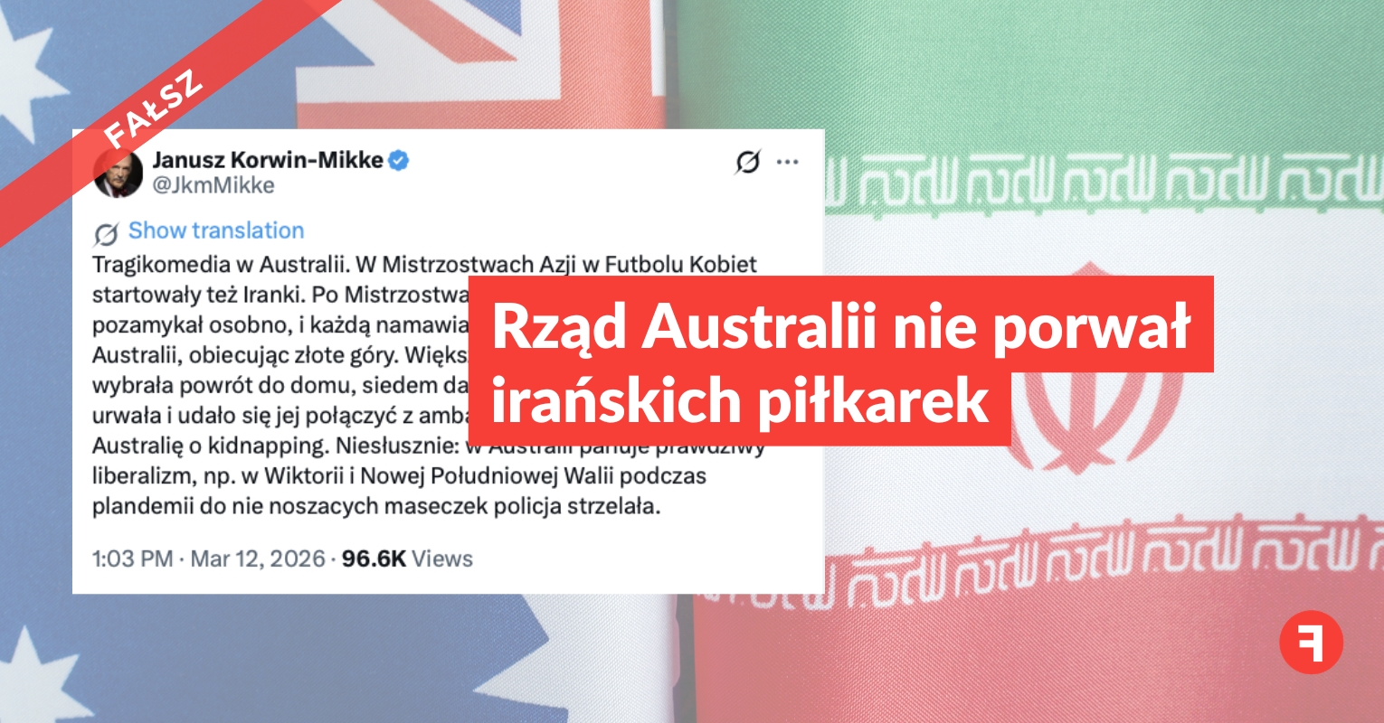 Rząd Australii nie porwał irańskich piłkarek