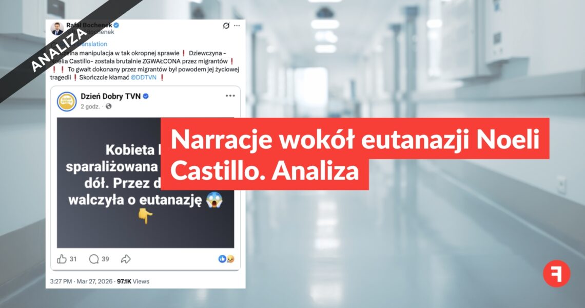 Narracje wokół eutanazji Noeli Castillo. Analiza