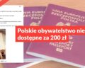 Polskie obywatelstwo nie jest dostępne za 200 zł