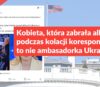 Kobieta, która zabrała alkohol podczas kolacji korespondentów, nie jest ambasadorką Ukrainy