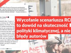 Wycofanie scenariusza RCP8.5 to dowód na skuteczność polityki klimatycznej, a nie na błędy autorów