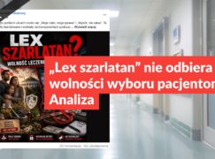 „Lex szarlatan” nie odbiera wolności wyboru pacjentom. Analiza