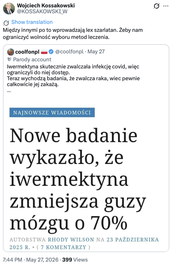 lex szarlatan