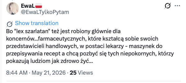 lex szarlatan