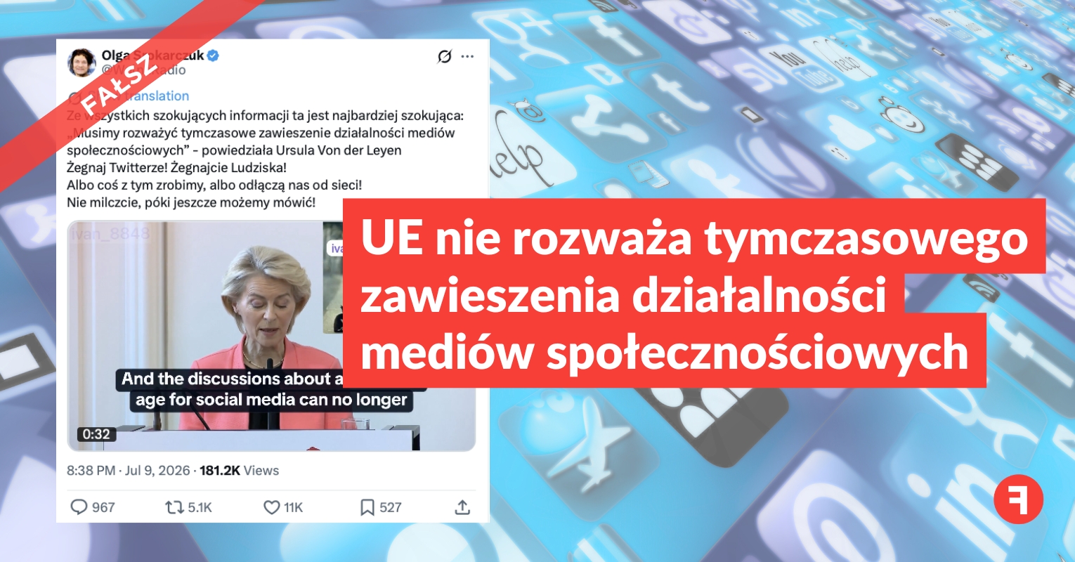 The EU is not considering a temporary suspension of social media activities